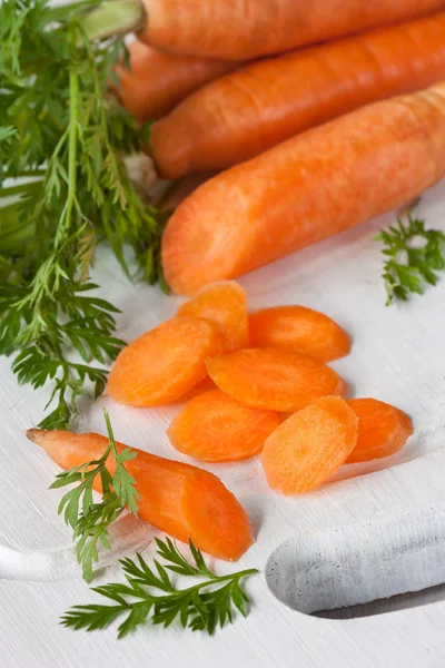 Zanahoria en rodajas . — Foto de Stock