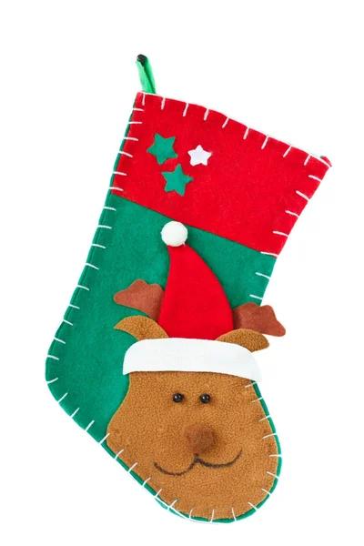 stock image Christmas stocking.