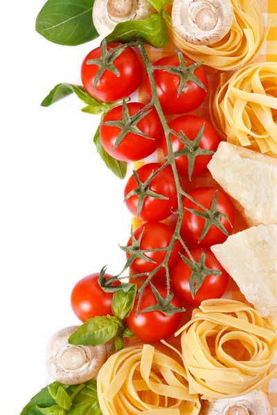 Groenten en pasta. — Stockfoto