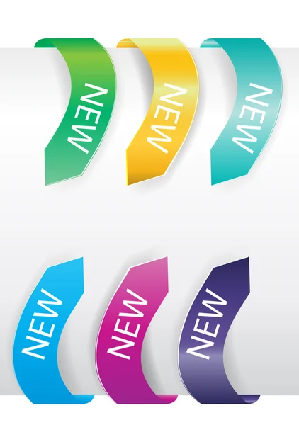 Frecce colorate vendita tag — Vettoriale Stock