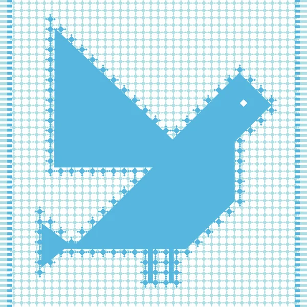 Etnické pták — Stockový vektor