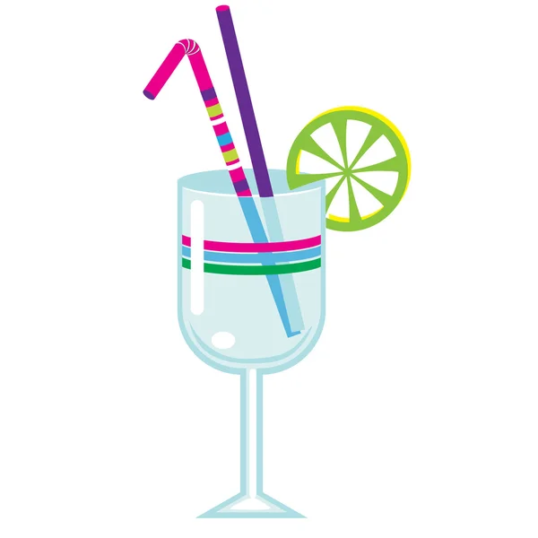 Bicchiere da cocktail — Vettoriale Stock