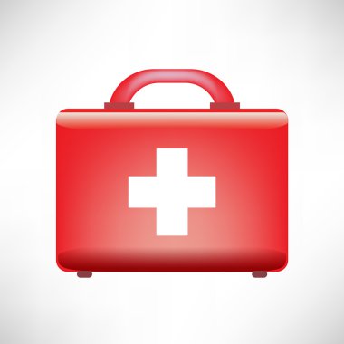 first aid briefcase clipart