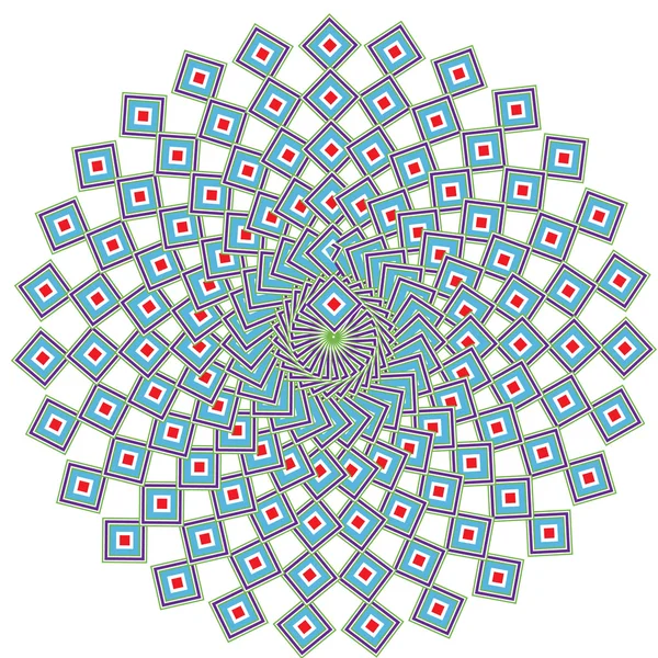Mandala etnico geometrico — Vettoriale Stock