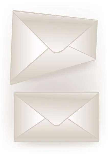 Deux icônes enveloppes — Image vectorielle