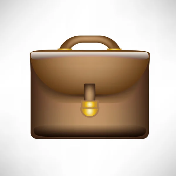 Icono del maletín de negocios — Vector de stock