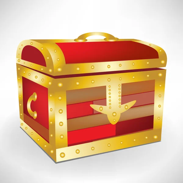 Closed treasure chest — Διανυσματικό Αρχείο