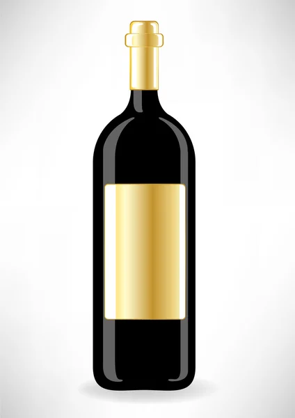 와인 한 병 — 스톡 벡터