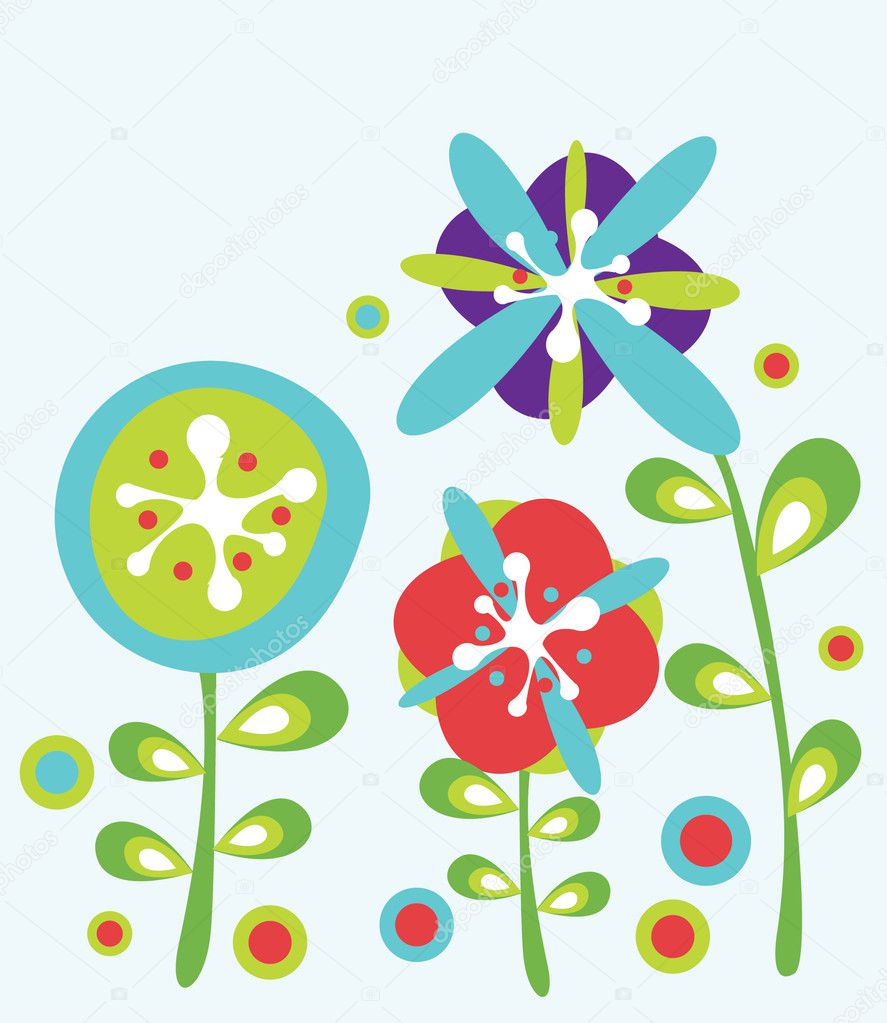 decorative flowers background