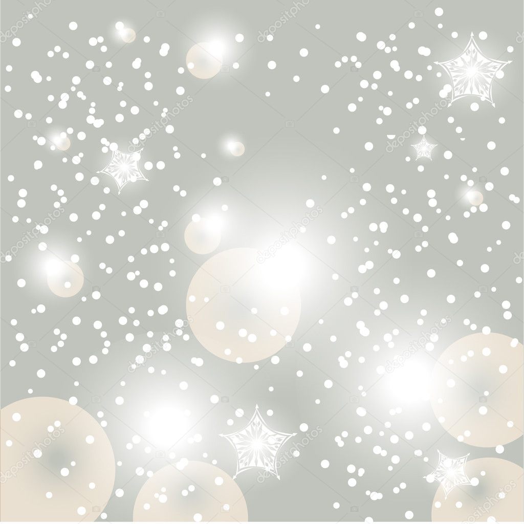 Christmas glowing snow background — Stock Vector © corneliap #6540156