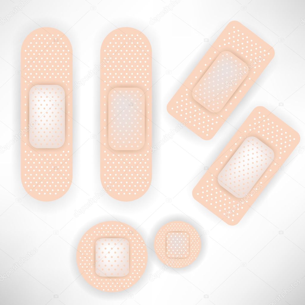 set of bandages