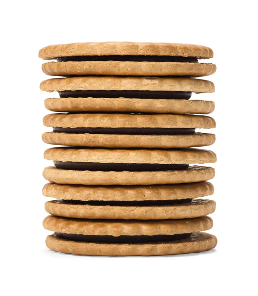 Шоколад Сандвічеві печиво — стокове фото