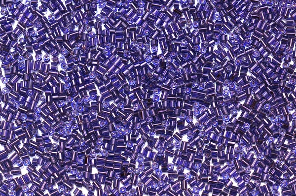 stock image Purple glass beads