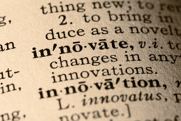 The word innovate