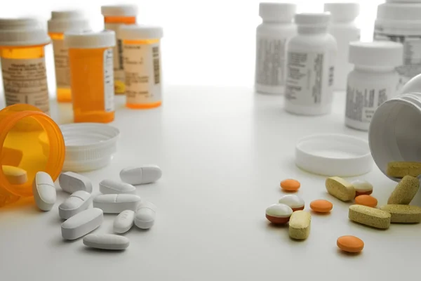 Prescription vs. Over the Counter — Stock Photo, Image