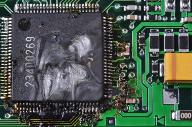 Burnt Circuit Board clipart