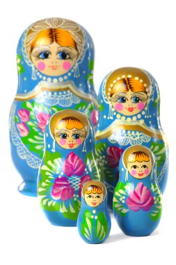 Matrioska family clipart