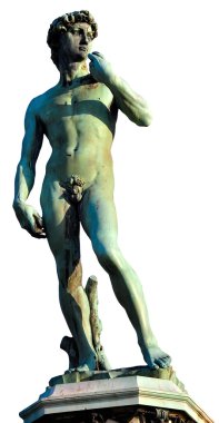 Michaelangelo David's Statue clipart