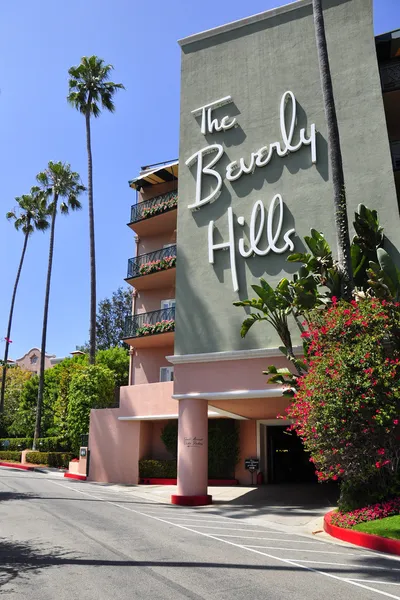 O Hotel Beverly Hills — Fotografia de Stock