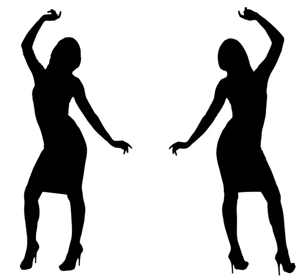 stock image Dancing Silhouettes