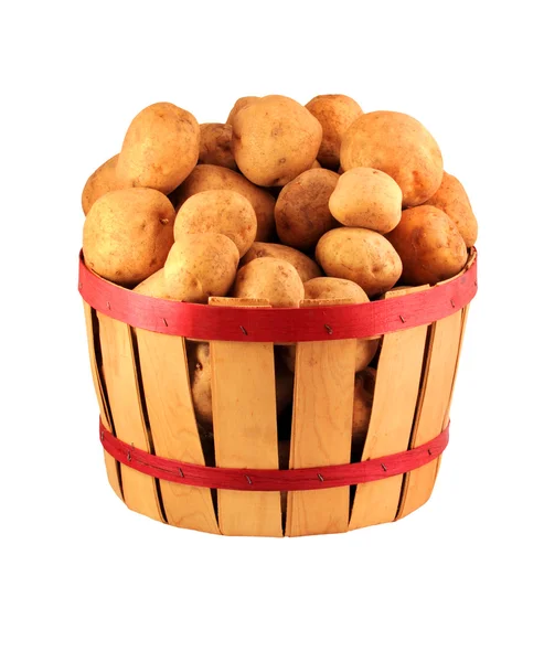 Basket of potatoes — Stock Photo, Image