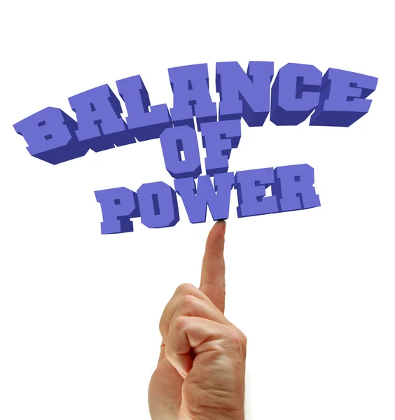 平衡的力量 — 图库照片