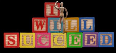 Climber i will succeed clipart