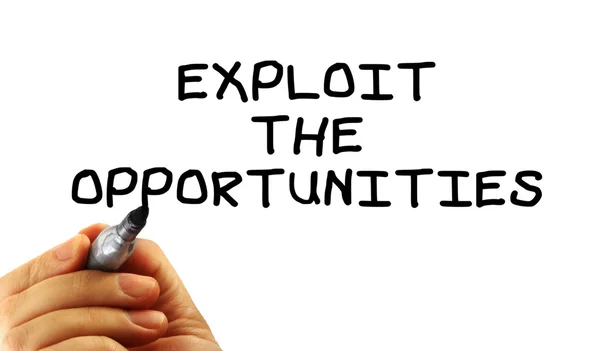 Exploit the opportunities — Stock Photo, Image