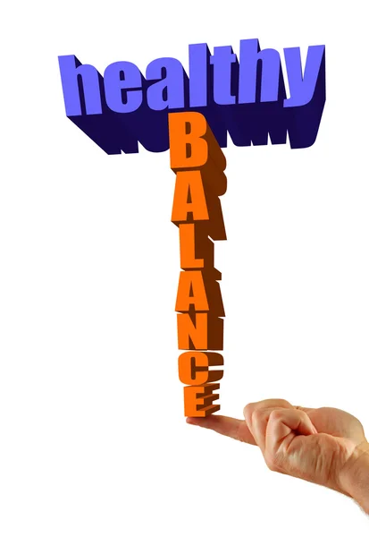 Zdravé rovnováhy — Stock fotografie
