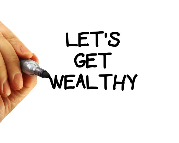 Let's get wealthy — Stock Photo, Image