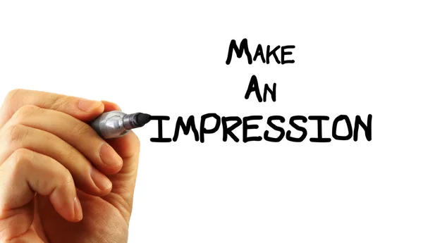 Make an impression — Stock Photo, Image
