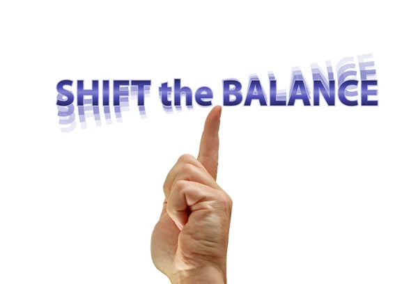 Shift the balance — Stock Photo, Image