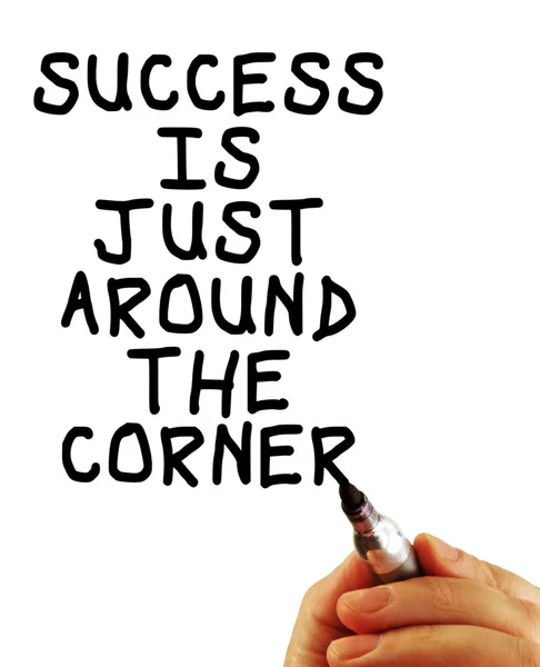 Success is just around the corner — Stock Photo, Image