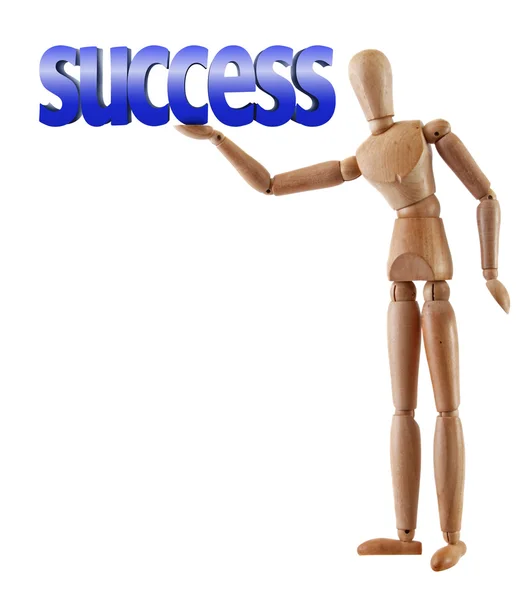 Success word manikin — Stock Photo, Image