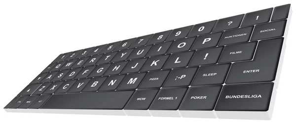 Die Männer Tastatur. — Stock Photo, Image