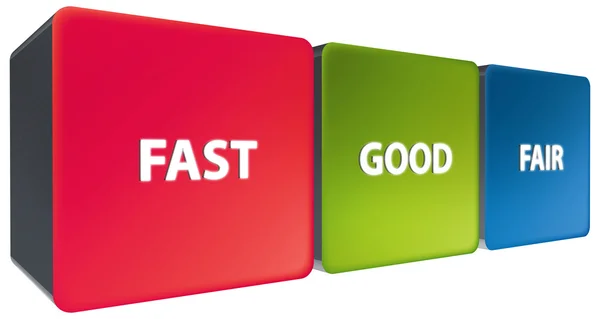 Fast - καλός - δίκαιη — Φωτογραφία Αρχείου