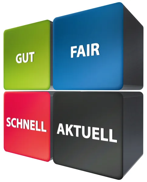 Schnell - gut - vásár - aktuell — Stock Fotó