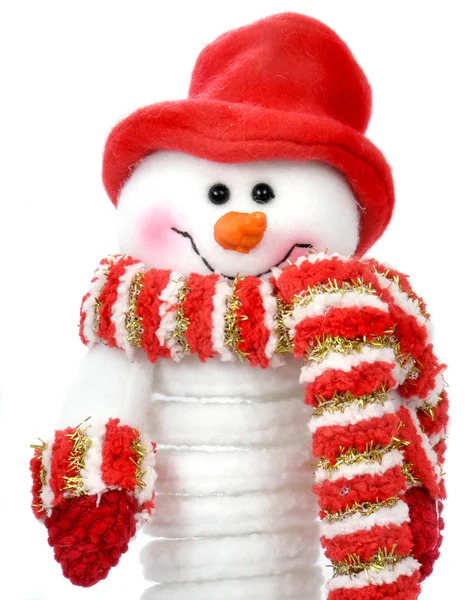 Smiling snow man — Stock Photo, Image