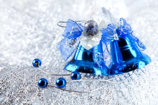 Χριστούγεννα διακόσμηση διακοπών με μπλε bluebells — Φωτογραφία Αρχείου