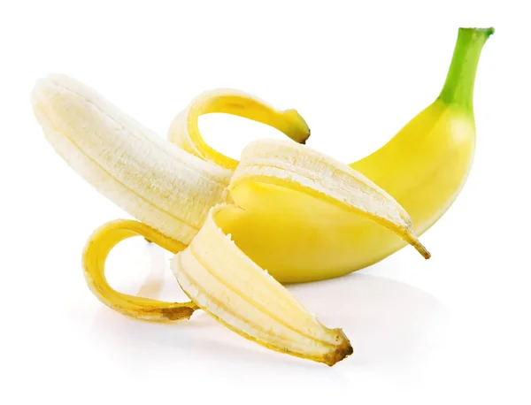 Seul banane frais fruit isolé — Photo
