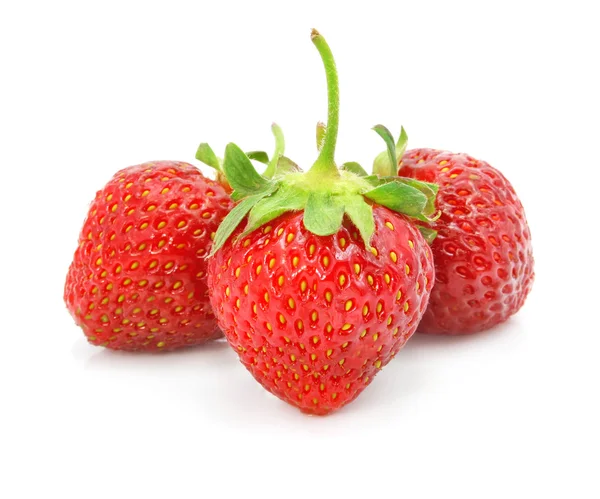 Fruits of red strawberry isolated — Stock Photo, Image