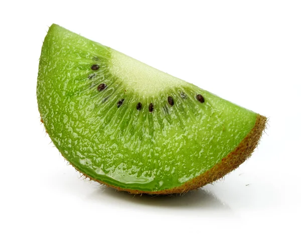 Fresh kiwi cut fruit isolated on white — Stock Photo, Image