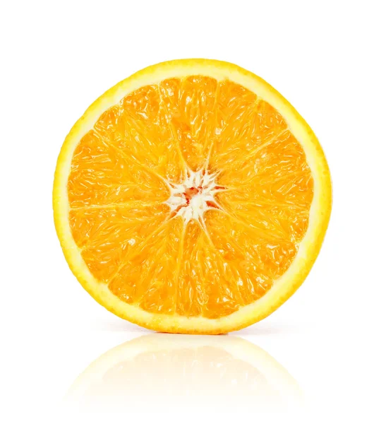 Πορτοκαλί εσπεριδοειδών που απομονώνονται σε λευκό — Φωτογραφία Αρχείου