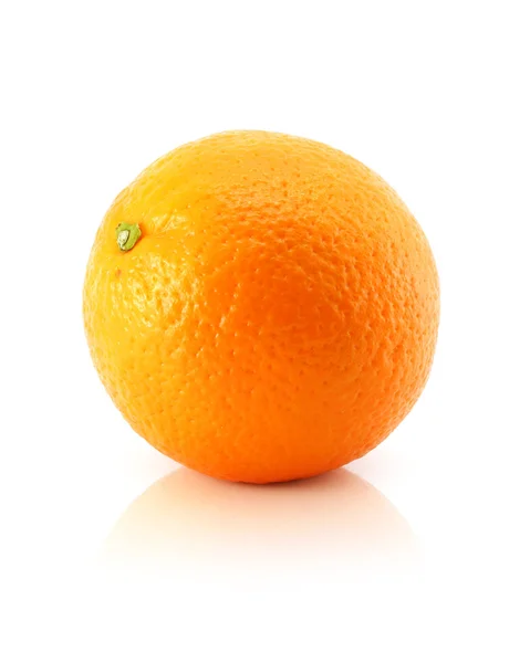 Naranja cítrico aislado sobre blanco —  Fotos de Stock