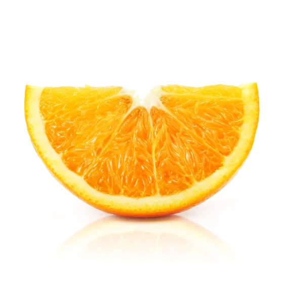 Agrumi arancio isolato su bianco — Foto Stock
