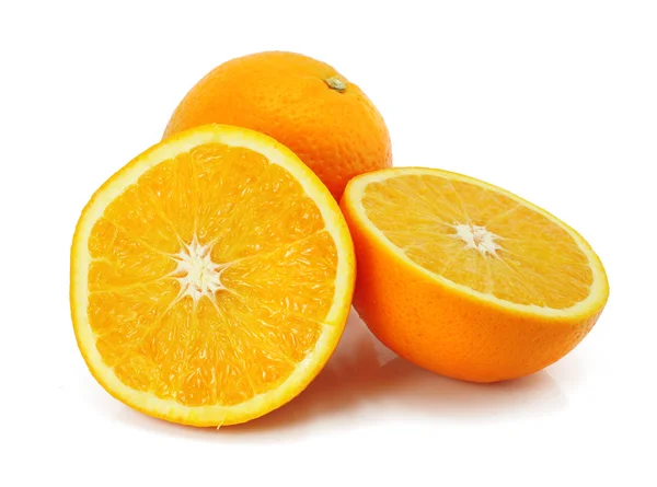 Zitrusfrüchte orange auf weiß isoliert — Stockfoto