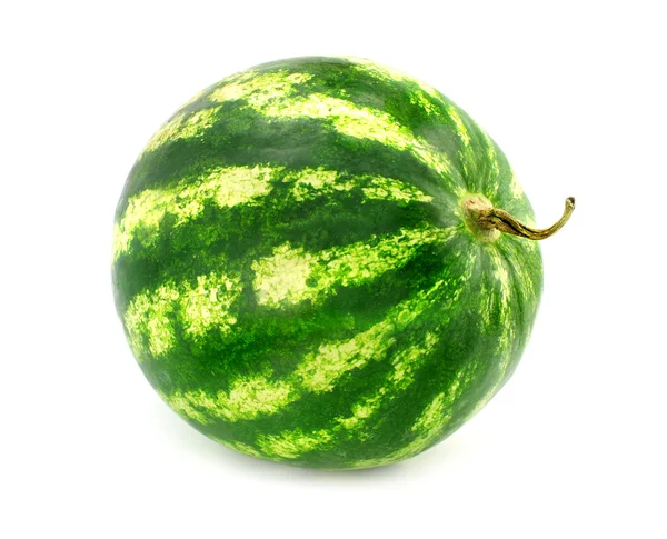 Reife Frucht Wassermelone isoliert — Stockfoto