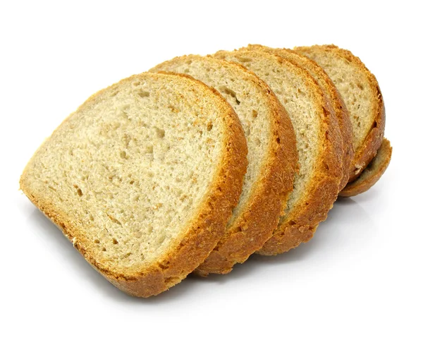 Taze pişmiş ekmek dilimlenmiş — Stok fotoğraf