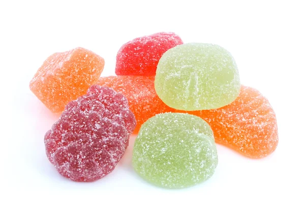Set di caramelle gelatine di frutta — Foto Stock