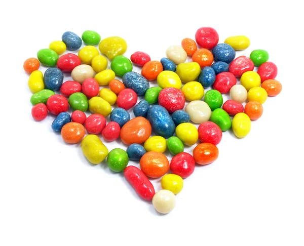 Caramelos de dulce amor corazón — Foto de Stock